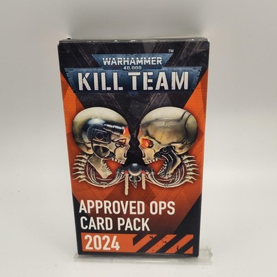 Warhammer 40,000 Kill Team Approved Ops Card Pack 2024 Games Workshop New