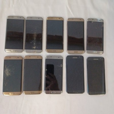 Lot of 10 Samsung Galaxy S7 edge NO FRP LCK