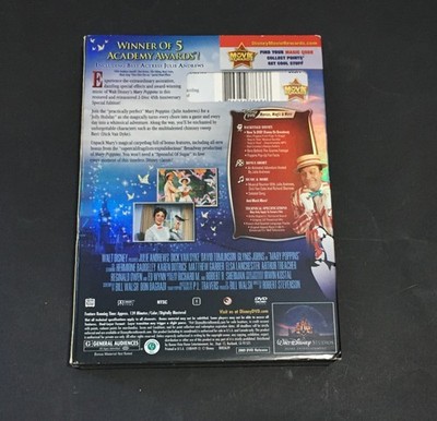 Disney Mary Poppins 45th Anniversary Edition DVD w/Slipcover NEW
