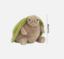 Jellycat Timmy Turtle Stuffed Animal: 11" Ultra-Soft Plush, Perfect Kids' Gift 