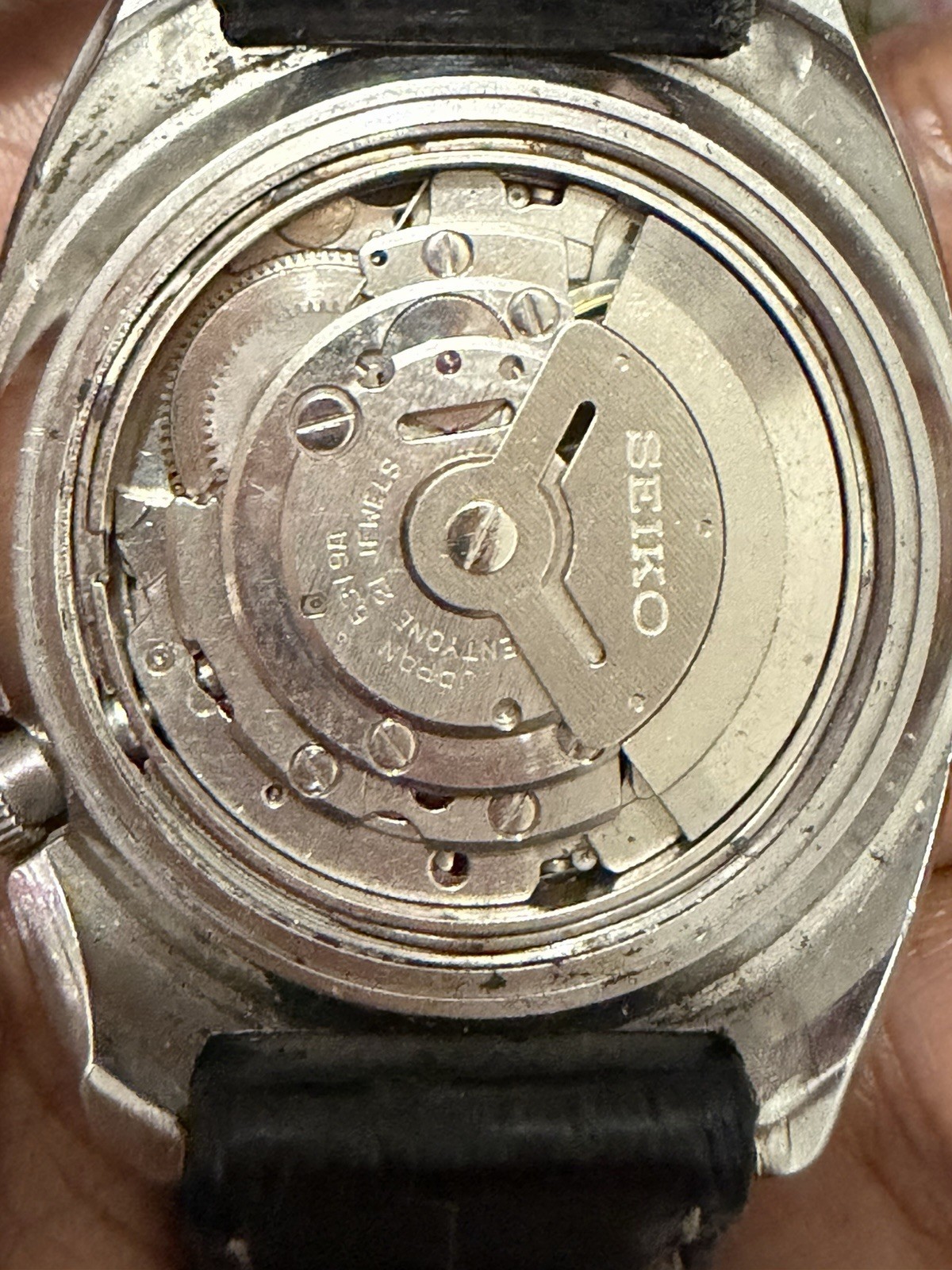 Rare Vintage Seiko 5 Sports 21 Jewels Automatic Watch For Mens Japan Made 6319 image 4