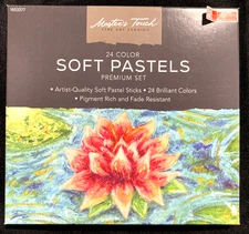 Master's Touch Fine Art Studio 24 color Premium Soft Pastels