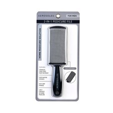 Aerosoles Double-Sided Footfile - Metal Callus 1 Count Pack of 1 , Black