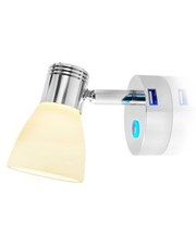 12V Boat Interior Reading Light USB Port, 3W DC RV Polished Finish with USB