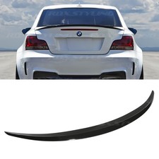 REAR LIP SPOILER BOOT WING M STYLE GLOSS BLACK FOR BMW 1 SERIES COUPE E82 07-13