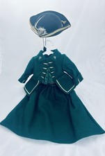 American Girl Felicity Riding Outfit: Waistcoat Jacket Skirt Riding Hat