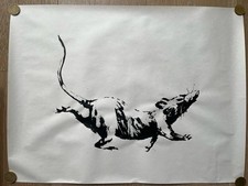 Authentic Banksy RAT print GDP 2019 Croydon 