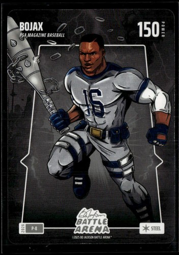 2025 Bo Jackson Battle Arena Bojax PSA Magazine Baseball P-8 Steel