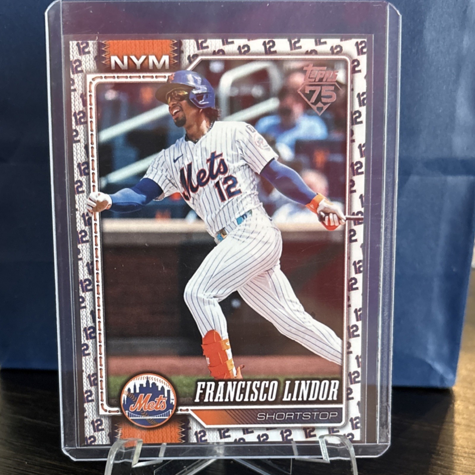 Francisco Lindor Super Rare Topps 2026 Series 1 SSP Player Number Variation #123