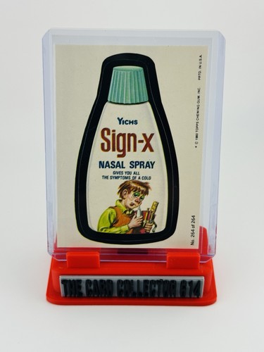 🤯👀💥 1980 Topps Wacky Packages Series 4 Sign-X #264 NM+ HIGH GRADE