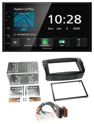 Kenwood Bluetooth MP3 DAB USB 2DIN Autoradio für Toyota RAV 4 (2006-2013) - Bild 1 von 4