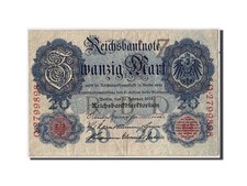 [#307277] Banknote, Germany, 20 Mark, 1914, 1914-02-19, EF