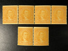 6 US STAMPS SCOTT # 603 STRIPS of 4 & 2 MNH 1924 PERF 10 BEAUTIFUL SEE IMAGES — photo 4