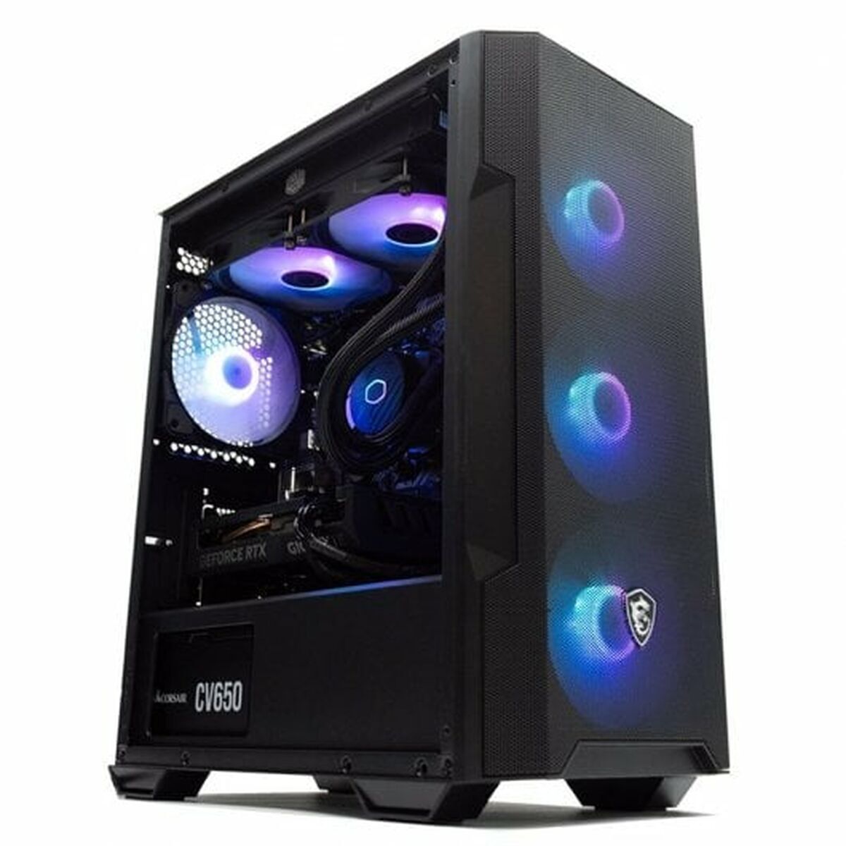 PC da Tavolo PcCom Ready AMD Ryzen 5 5600X 16 GB RAM 1 TB SSD Nvidia Geforce