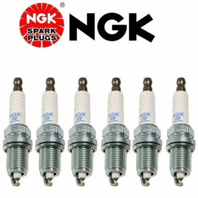 For Audi A4 A6 Set of 6 Spark Plugs NGK Laser Platinum Resistor