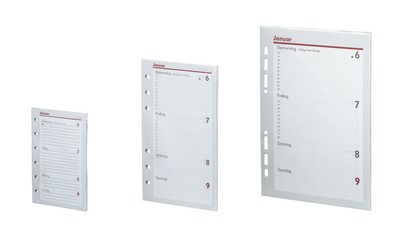 Kalender Ersatzkalender Timer Kalendereinlagen Ersatzkalendarium 2020 A6 A5 A4