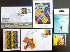 Stamps Ukrainian Dream FDC An-225 Mriya Signatures CEO Antonov & Ukrposhta