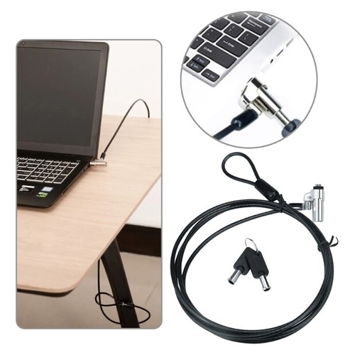 Laptop Lock Notebook Combination Lock Security Cable Protections and Theft - Photo 2/8
