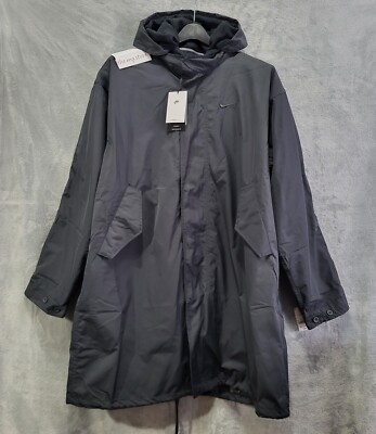 Nike Therma Fit Life Parka Smoke Grey Sportswear 3 In  1 Mens Sz M Oversized