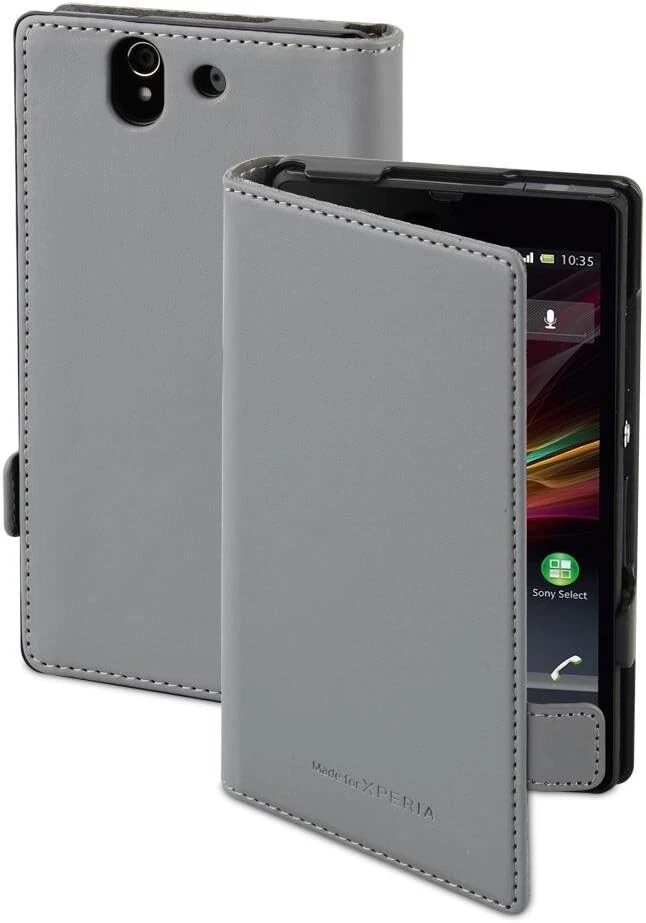 Genuine Official Sony Xperia Z Roxfit Book Case Designed for Sony - Grey - Image 2 of 2