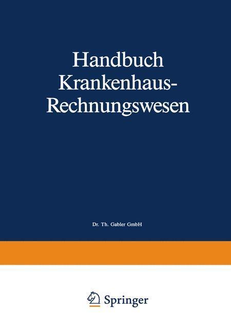 Thumbnail - Handbuch Krankenhaus-rechnungswesen Siegfried Eichhorn