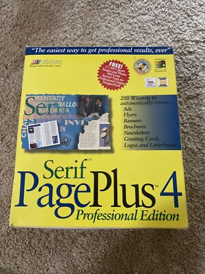 Allegro New Media Serif Page Plus 4 Windows 95