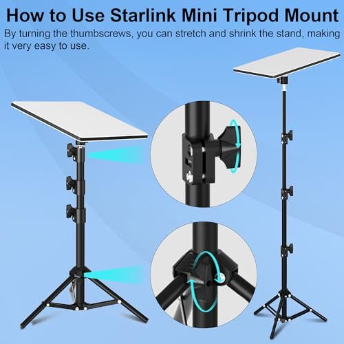 Starlink Mini Stativhalterung, höhen- und neigungsverstellbar für beste Leistung, - Bild 4 von 8