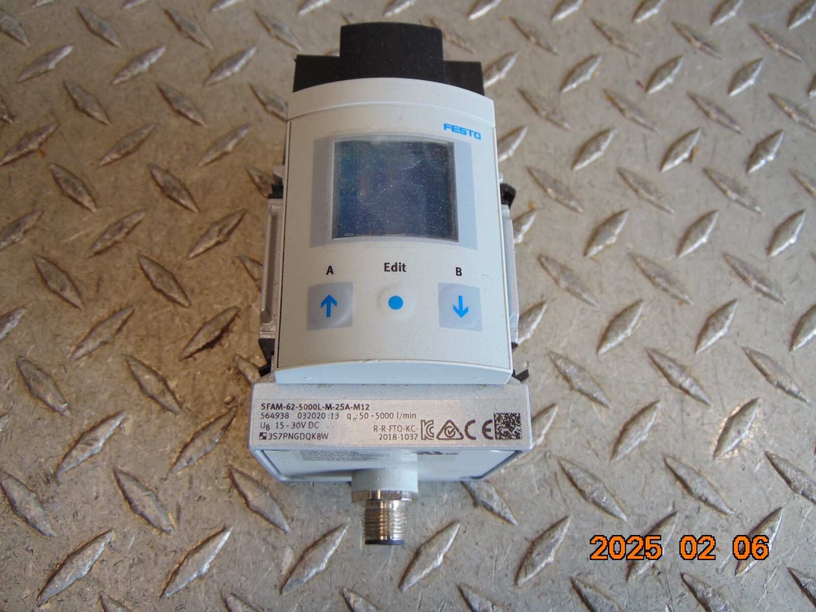FESTO SFAM-62-5000L-M-2SA-M12 PRESSURE REGULATOR 564938