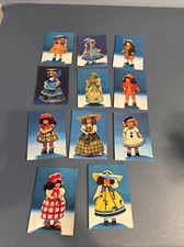 Italian LENCI doll post card album w/11 cards