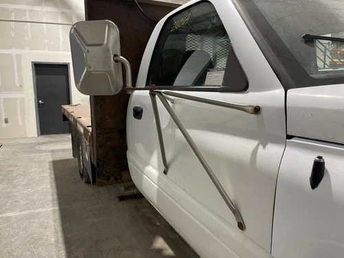 1994 - 2002 Dodge Ram 3500 Passenger RH Right Chrome Manual Door Mirror (7x10")