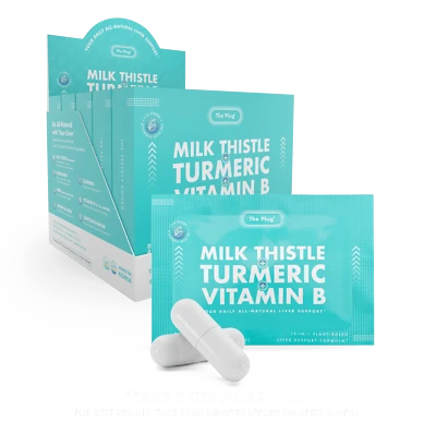 The Plug All Natural Pills Liver Support Anti Hangover USA Detox (1 Serving)