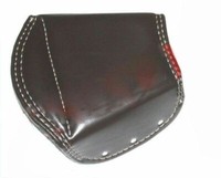 FüR Royal Enfield Ariel BSA Lycett Braune Kunst Leder Hinten Sattel Sitz ECS