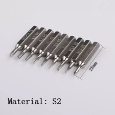 9pc Screwdriver micro Bits Y0.6 T2 T3 T4 T5 T6 Set 4mm Hex For iPhone Repair Cel