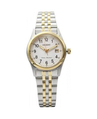 ORIENT Women Analog Quartz Casual Watch Classic Dress White Dial Waterproof Roun