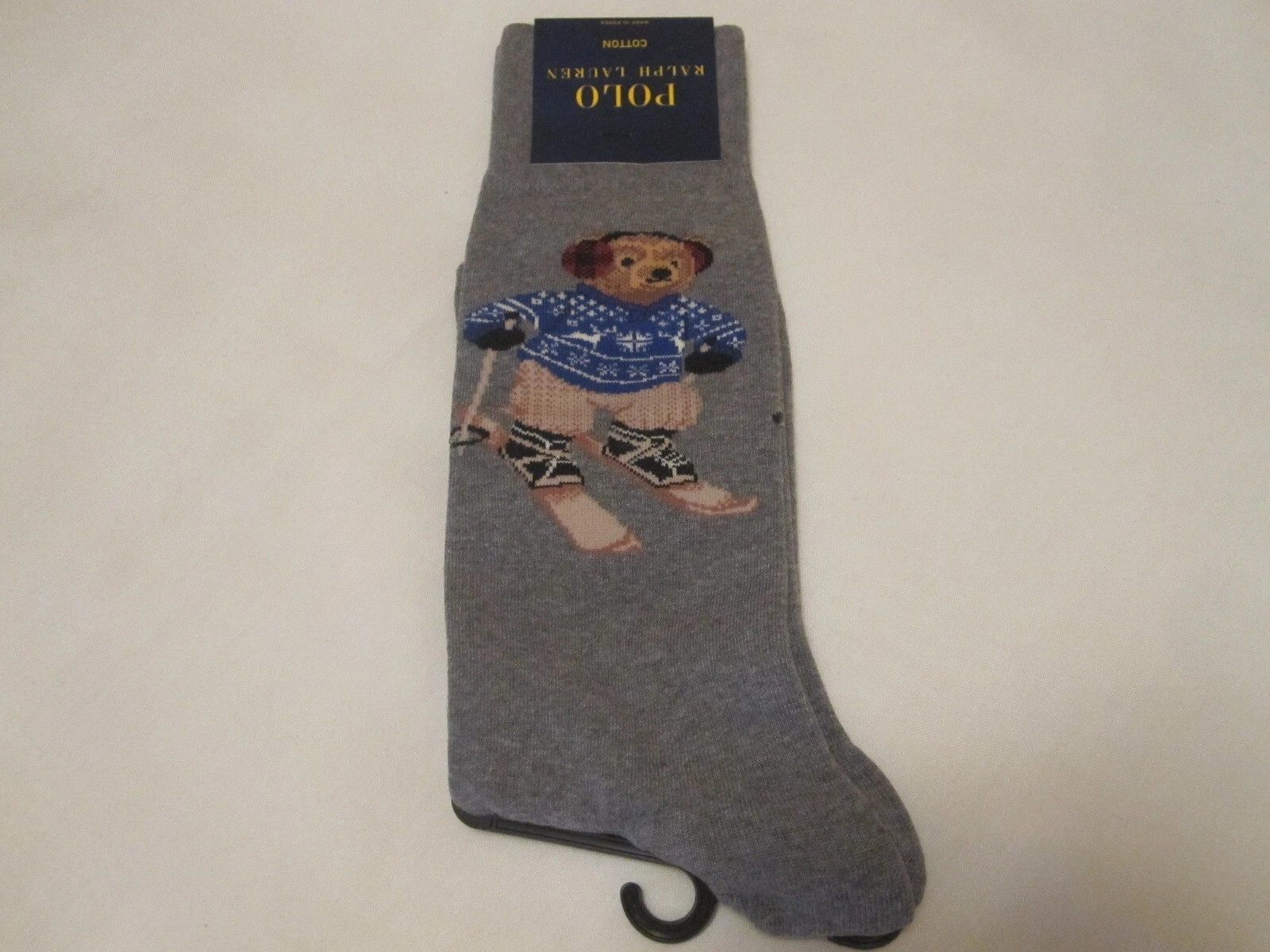 Polo Ralph Lauren Ski Polo Bear Dress Socks NWT