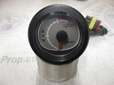 VDO Marine Boat Trim 2'' Dash Gauge Grey/Black