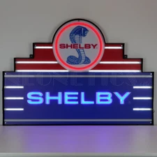 Shelby Art Deco Marquee High Quality LED Flex-Neon Sign in Steel Can FREE SHIP!