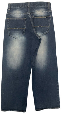 Avirex Men's ~Dark Wash Blue All Cotton Denim Jeans Size 28x27 | eBay
