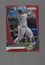 Bluejays 2020  Vladimir Guerrero Jr, Panini Prizm, Red Prizm