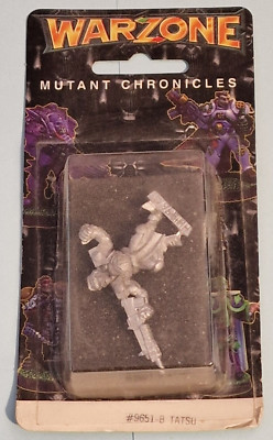 WARZONE MISHIMA TATSU 9651 Mutant Chronicles Miniatur Sealed
