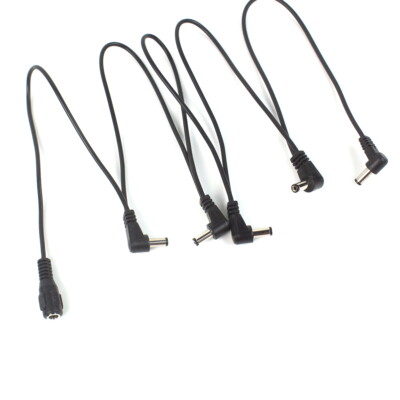 5 Way Daisy Chain Cable For Electric Guitar Effect Pedal Power Supply Cord Lead
