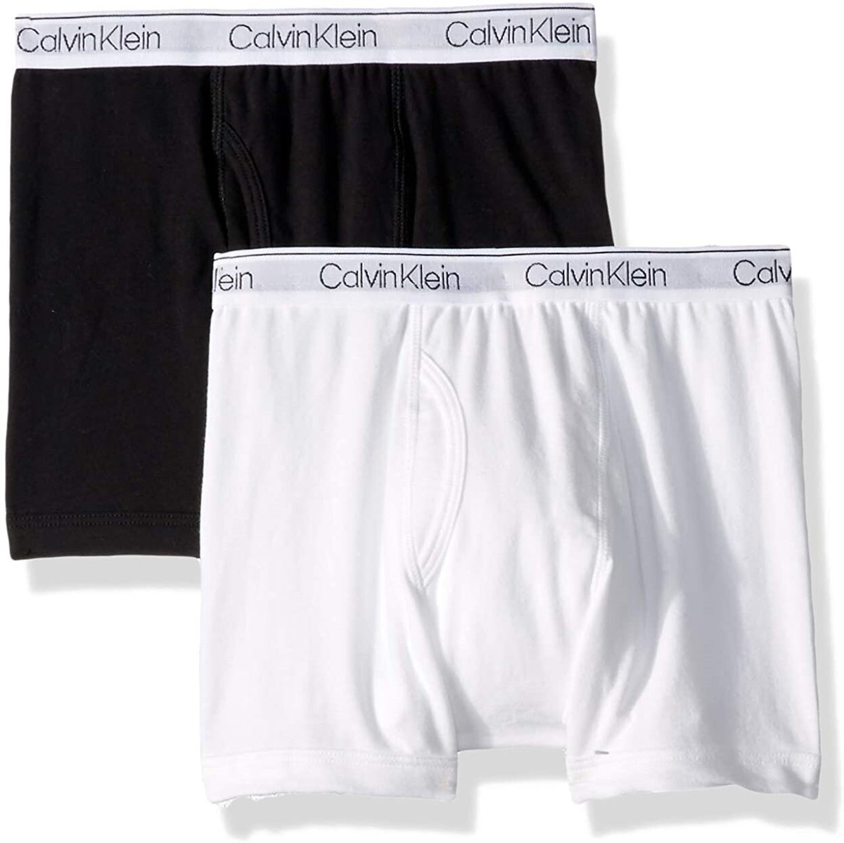 専用ページ2 Calvin Klein 263907 Kids Boys 2 Pack Modern Cotton Boxer Brief