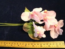 Vintage Millinery Flower Cyclamen Bunch of5 NE3 Pink