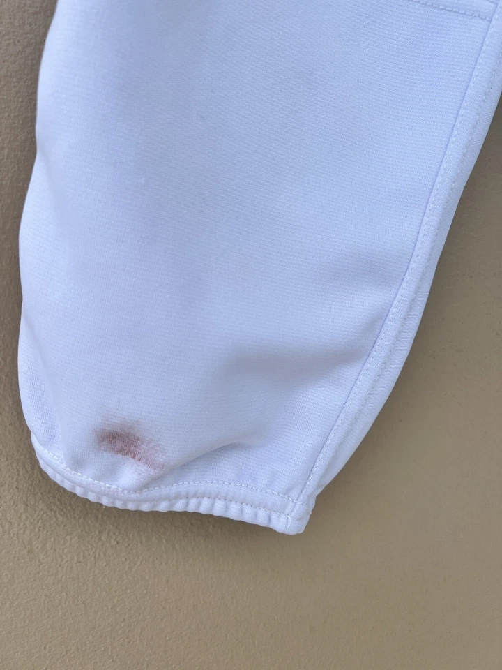 Pantalón de softbol DEMARINI lanzamiento rápido feroz con cinturón niñas L blanco rojo tubo WTD4040 Foto 3 de 4