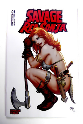 Dynamite SAVAGE RED SONJA (2023) #1 FRANK CHO VARIANT COVER NM(9.4)