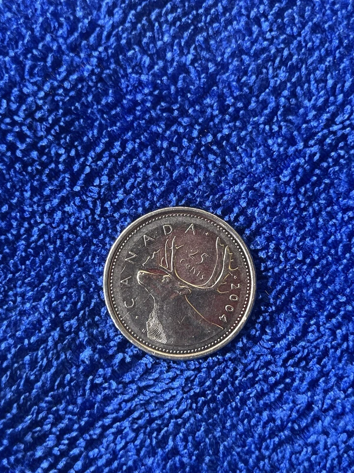 Canadá 25 Cents Reina Isabel ll P Serie 2004 - Image 2 of 3