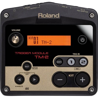 ROLAND TM-2 Trigger Module Adapter Pearl ADP-20 & SD Card 8GB Set From Japan