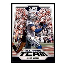 2018 Score All Hands Team #3 Jason Witten Dallas Cowboys Football Card