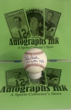 Larry Dierker Autographed Rawling Major League Baseball Houston Astros A14