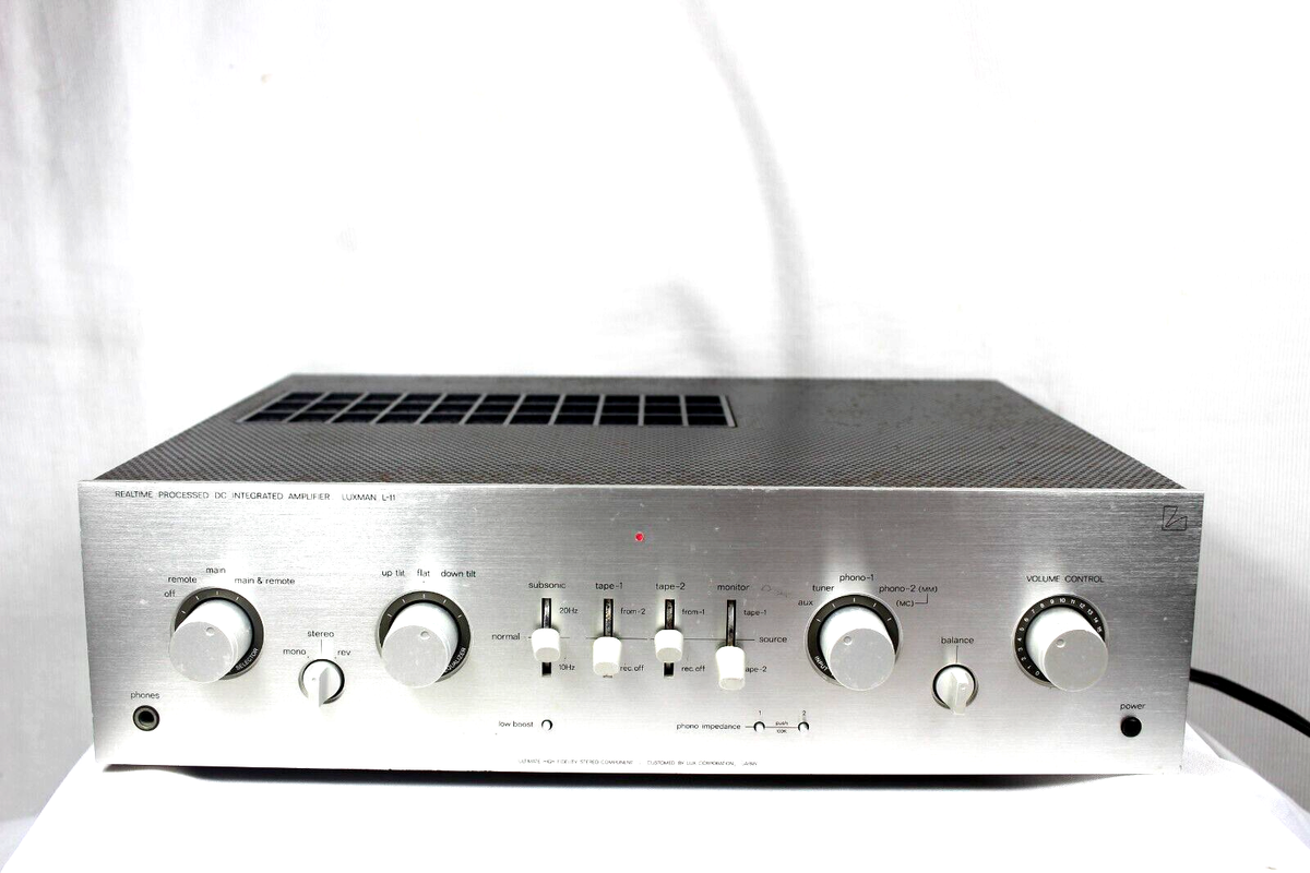 LUXMAN L-11 PROCESSED DC INTEGRATED AMPLIFIER -WORKS GOOD W/ISSUES